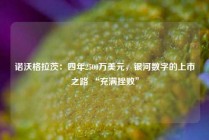 诺沃格拉茨：四年2500万美元，银河数字的上市之路 “充满挫败”
