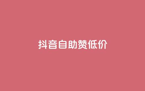 抖音自助赞低价,抖音怎么与对方取得联系 - qq免费装扮链接代码 抖音如何给聚合账户充值  第1张