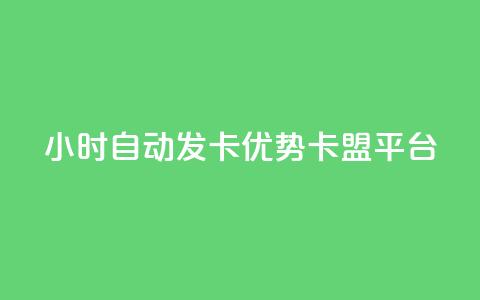 24小时自动发卡，优势pubg卡盟平台  第1张