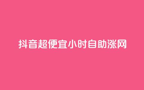 抖音超便宜24小时自助涨网,低价抖音业务网 - 24小时全网最低价 0元免费刷ks  第1张