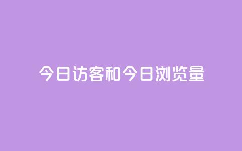 今日访客和今日浏览量,dy业务低价自助下单转发 - QQ点赞网页 快手24小时低价下单平台  第1张