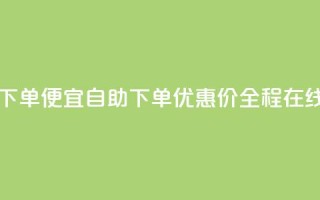 ks自助下单便宜(自助下单优惠价，全程在线购买)