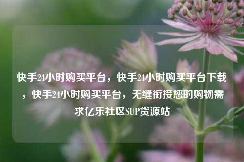 快手24小时购买平台，快手24小时购买平台下载，快手24小时购买平台	，无缝衔接您的购物需求亿乐社区SUP货源站  第1张